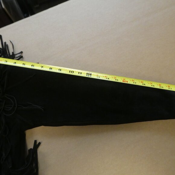 Harley Davidson Suede Jacket Black/Orange - Picture 8 of 13